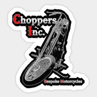 Choppers Inc 2 black Sticker